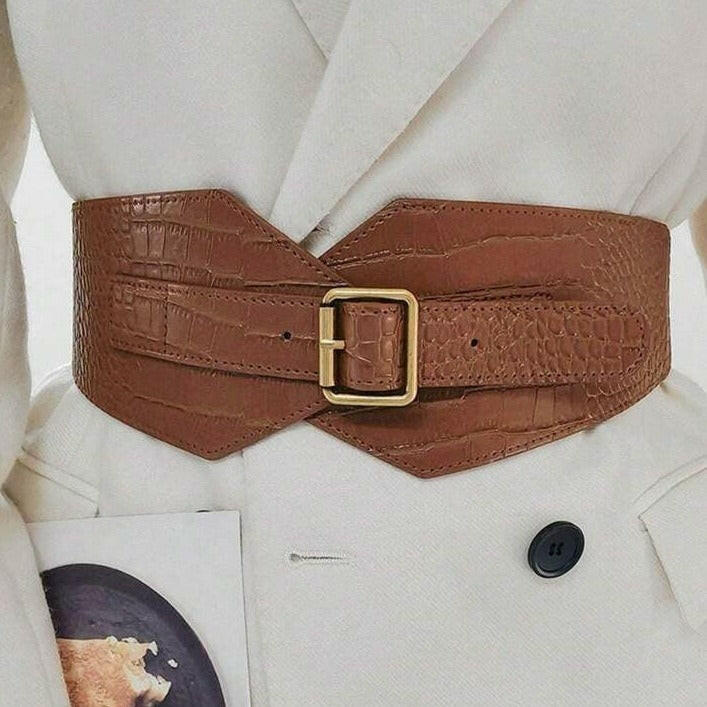 Tan Retro women Belt