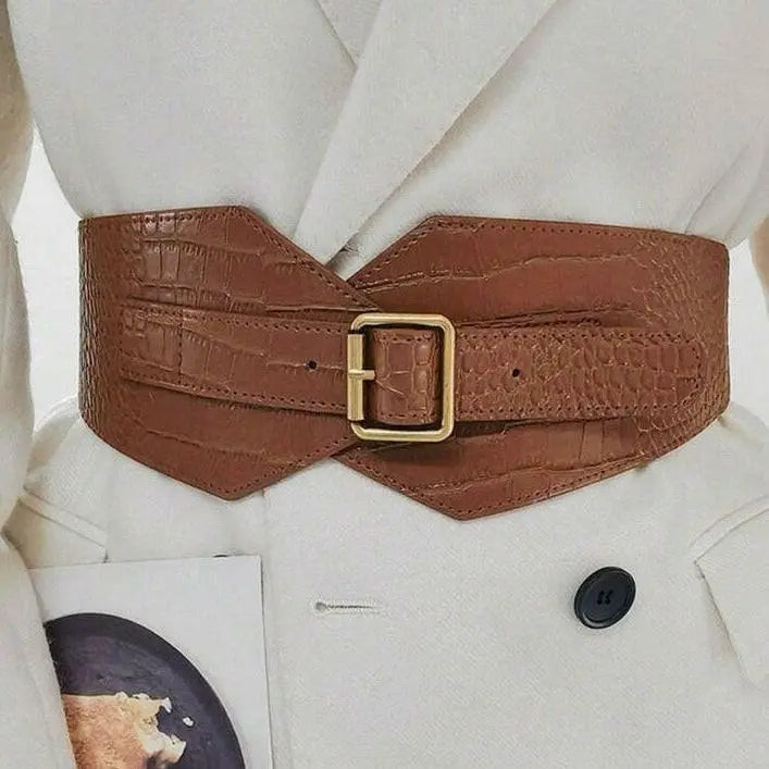 Tan Retro women Belt