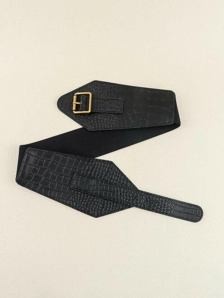 Retro Women Black Belt.