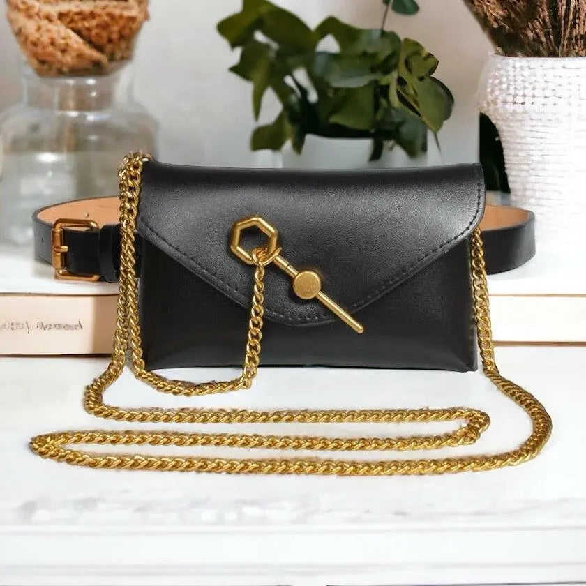 Lock & Key Women Bag belt.