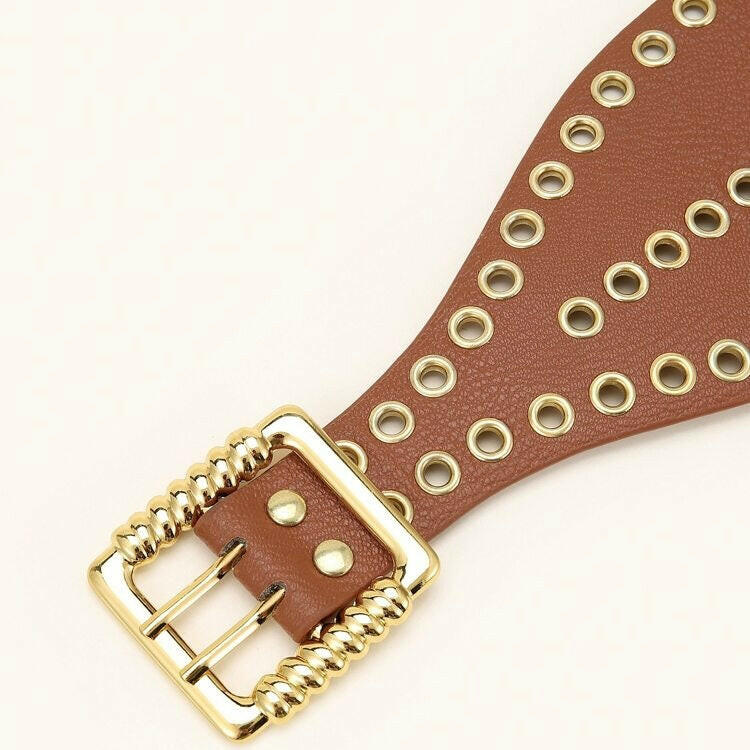 Graphy Tan Women Belt.