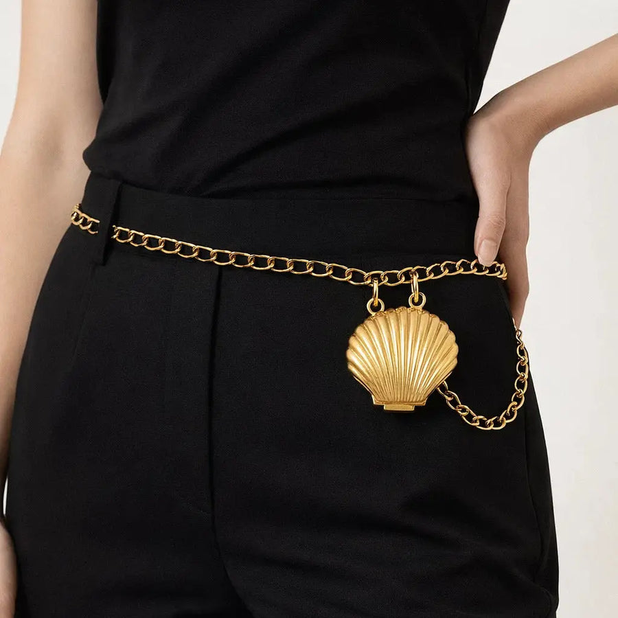 Gold Shell Belt