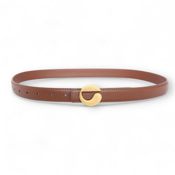 SSN Belts Tan Crop Women Belt