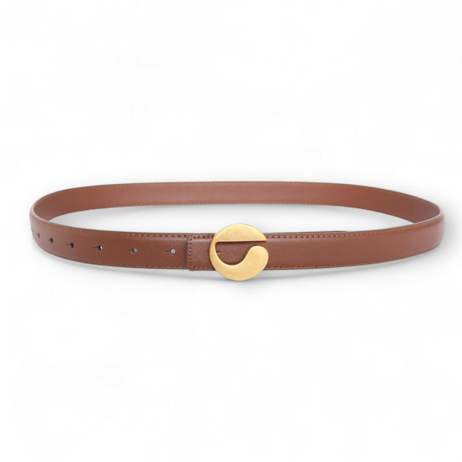 SSN Belts Tan Crop Women Belt