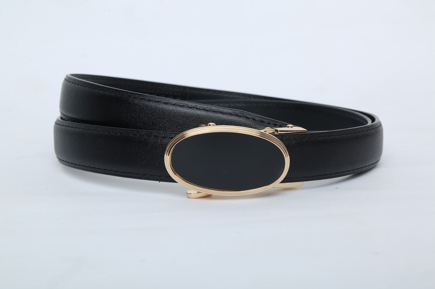 SSN Oval Gold Auto Lock Belt