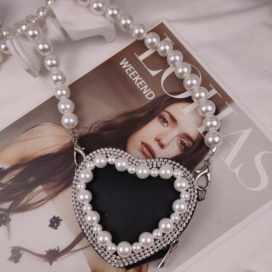 Rhinestone Heart Belt