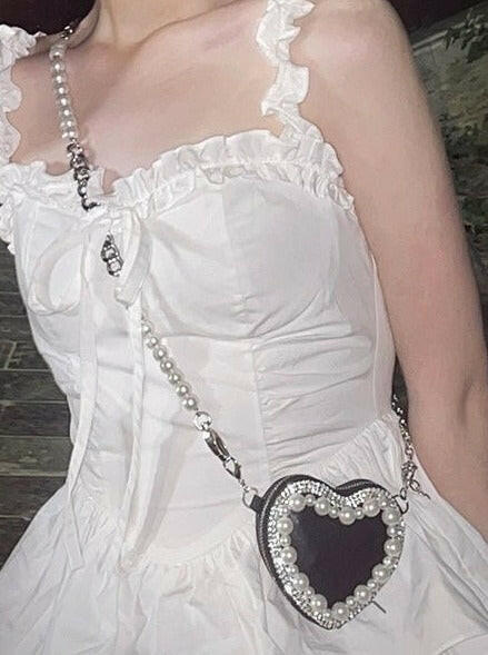 Rhinestone Heart Belt.