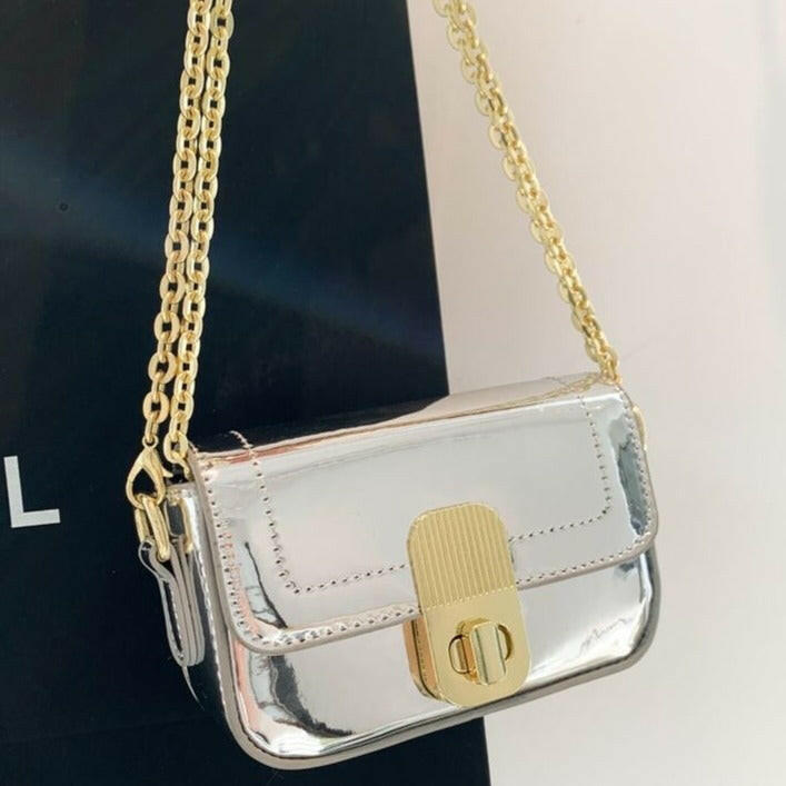 Metallic Women bag.