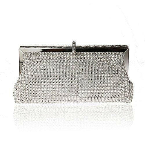 Silver Solver Rhinestone Bag.