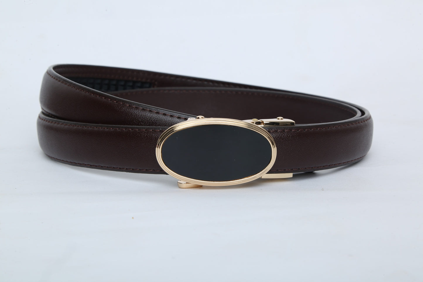 SSN Oval Gold Auto Lock Belt