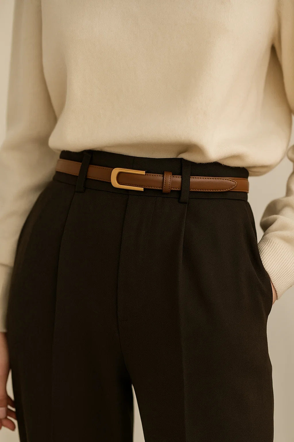 Harper Brown Women Belt 3