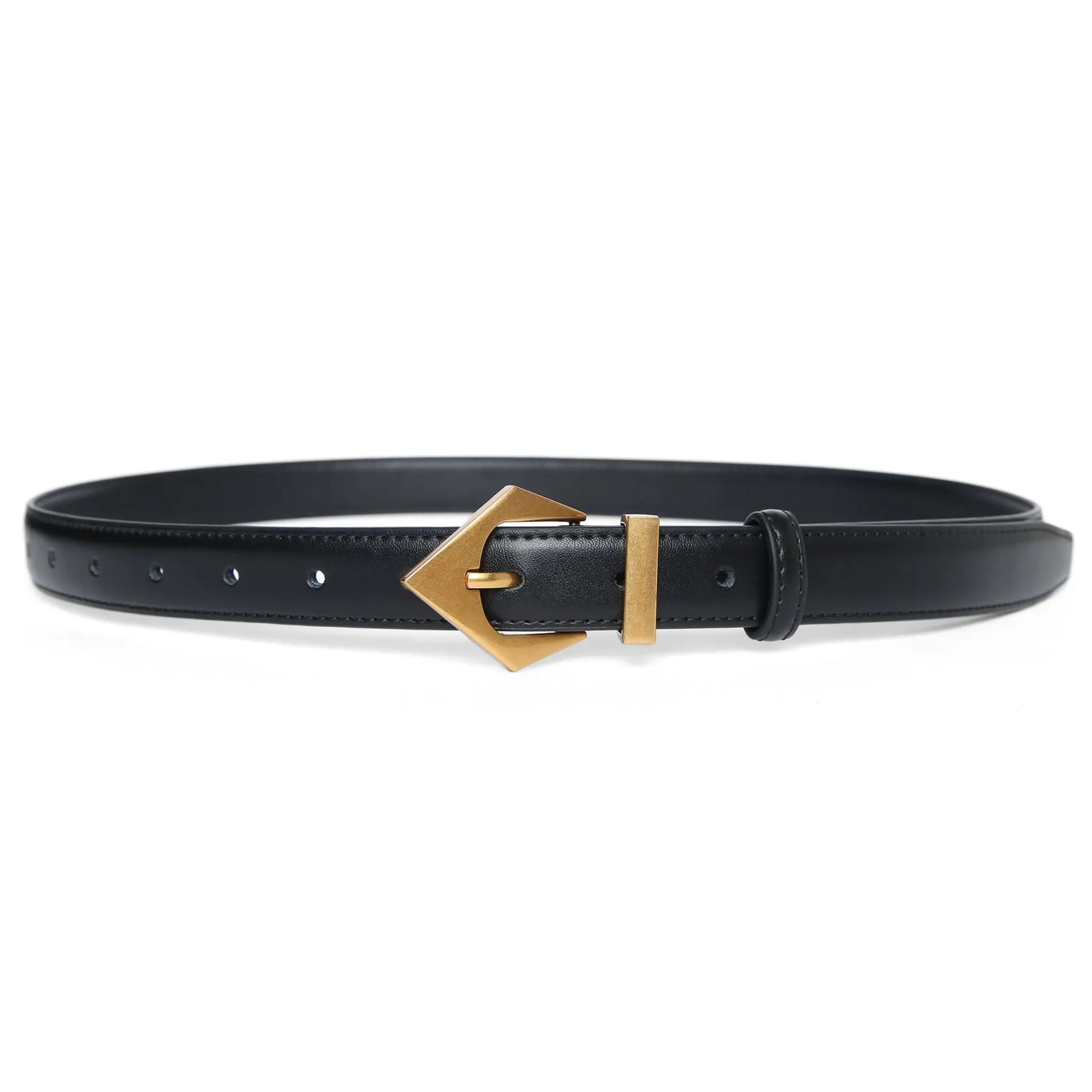 SSN Belts Triance Black Women Belt, made from high quality leather and zinc buckle, women’s belts for formal, belts for dress, ladies belts 