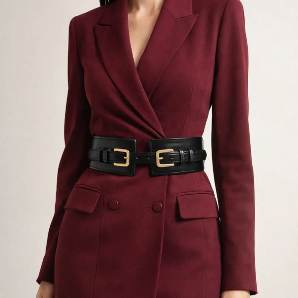 Cross Black Women Belt