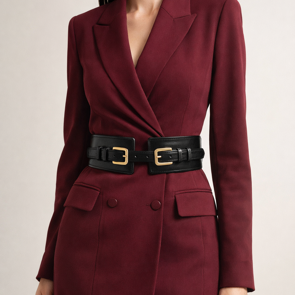 cross women blcak belt 